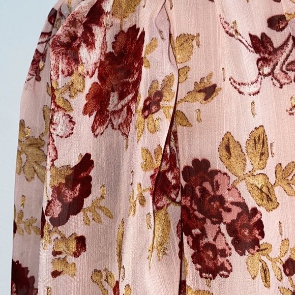 Express women’s deep v faux wrap long sleeve blouse, size small.  100% polyester - Picture 4 of 10